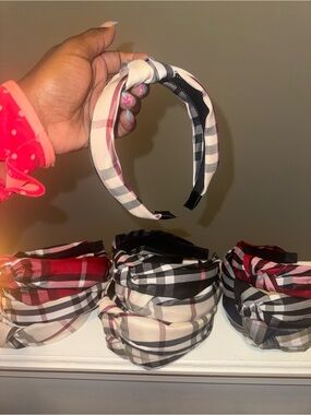 Plaid Headbands New